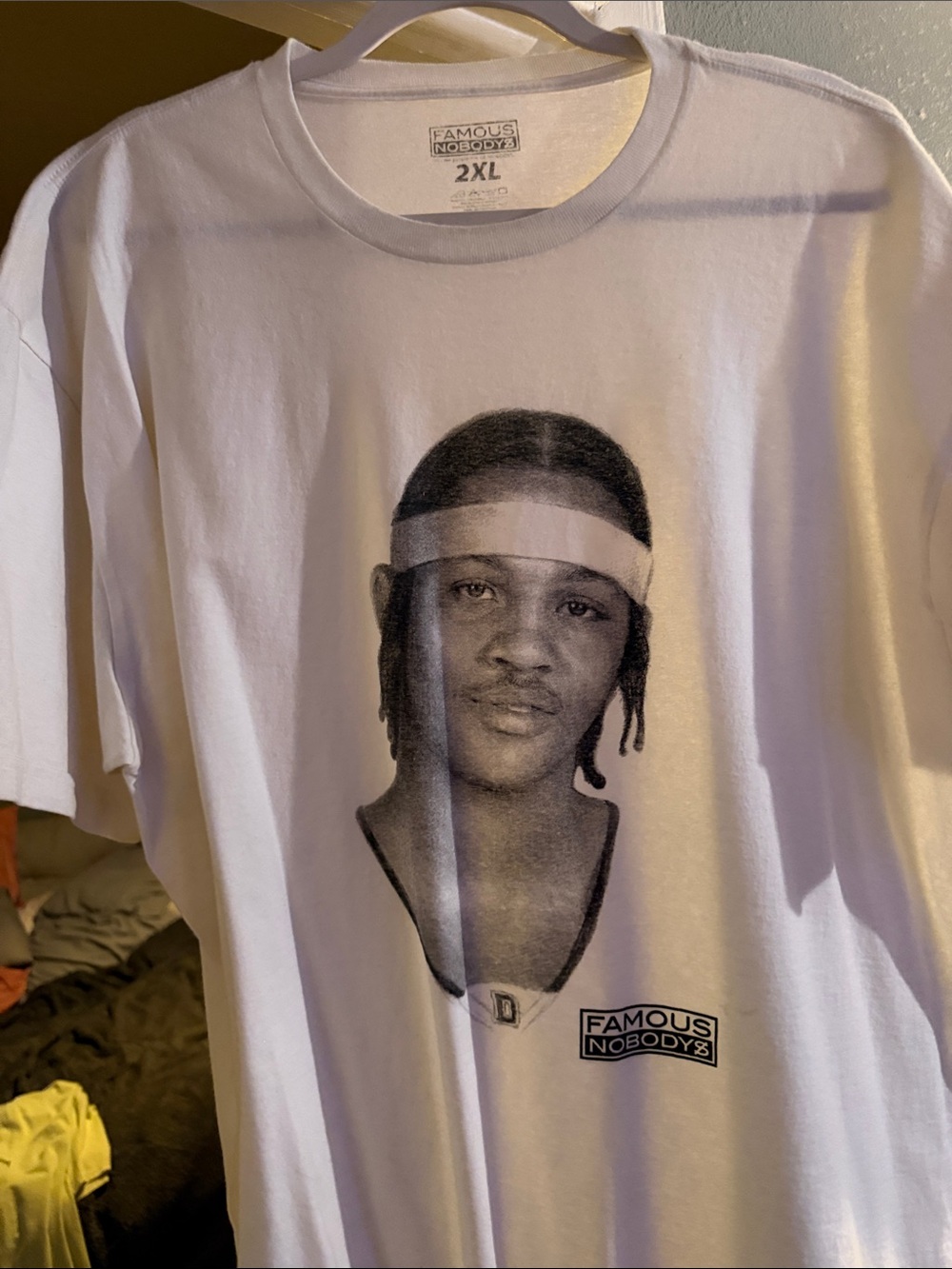 White Short Sleeve Graphic Tee - 2XL